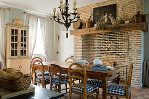 a french country dining room 
