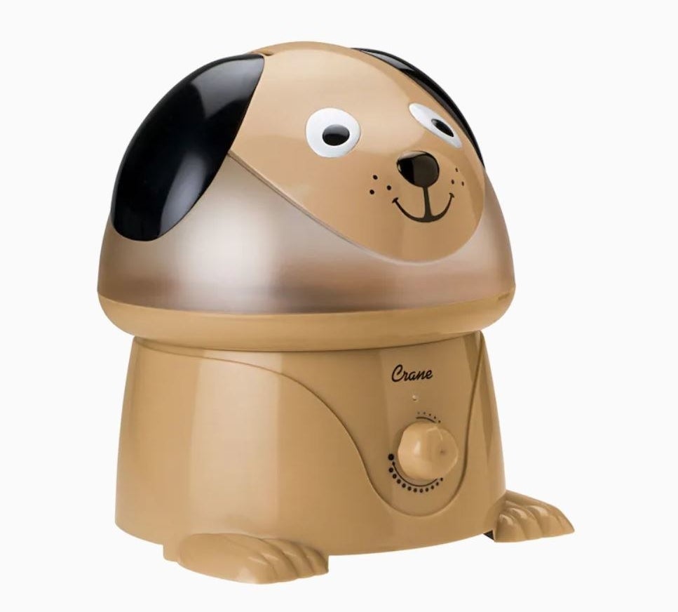 Humidifier in the shape of a dog