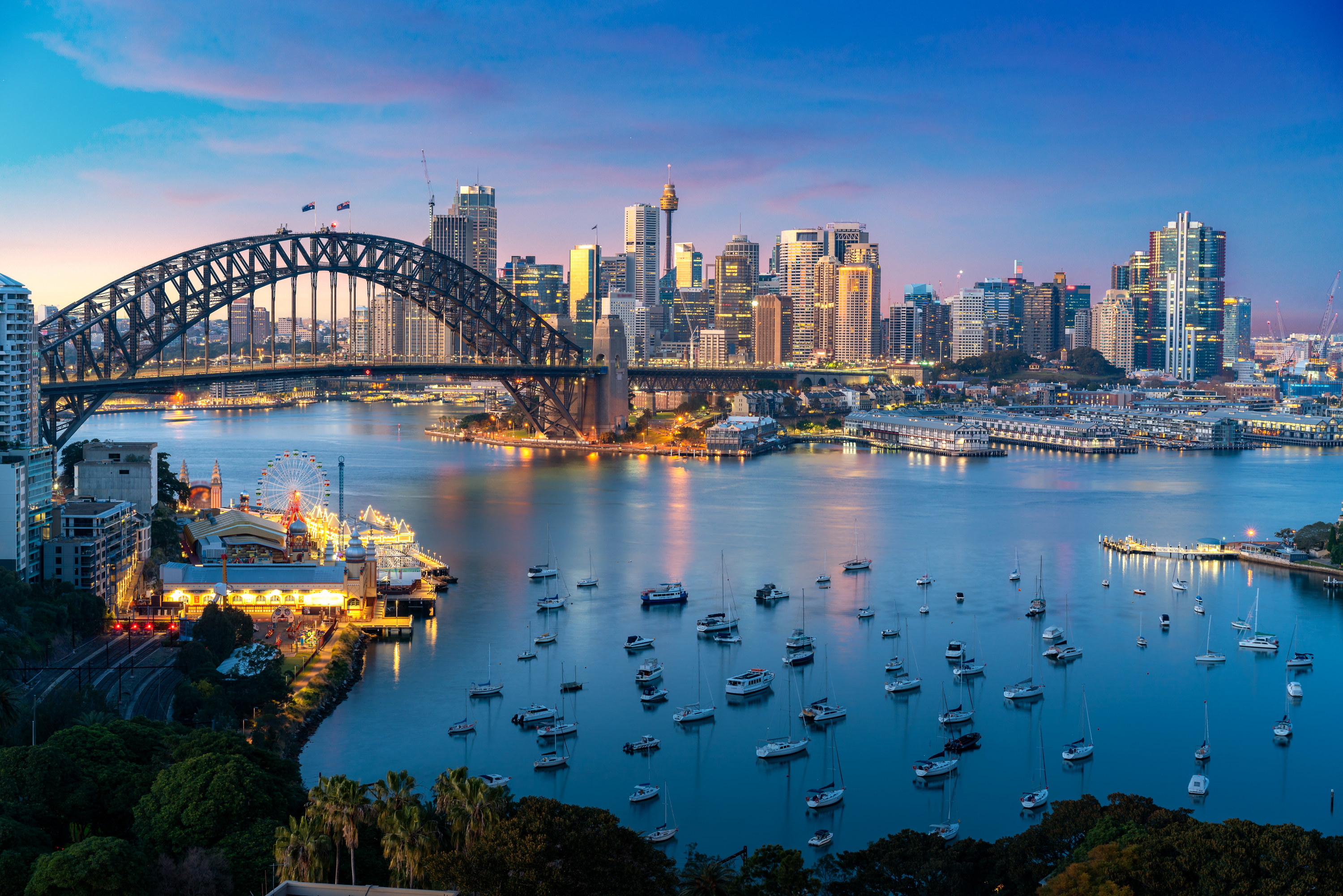 Skyline of Sydney, Australia