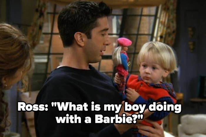 罗斯:“芭比娃娃是我的男孩做什么?“