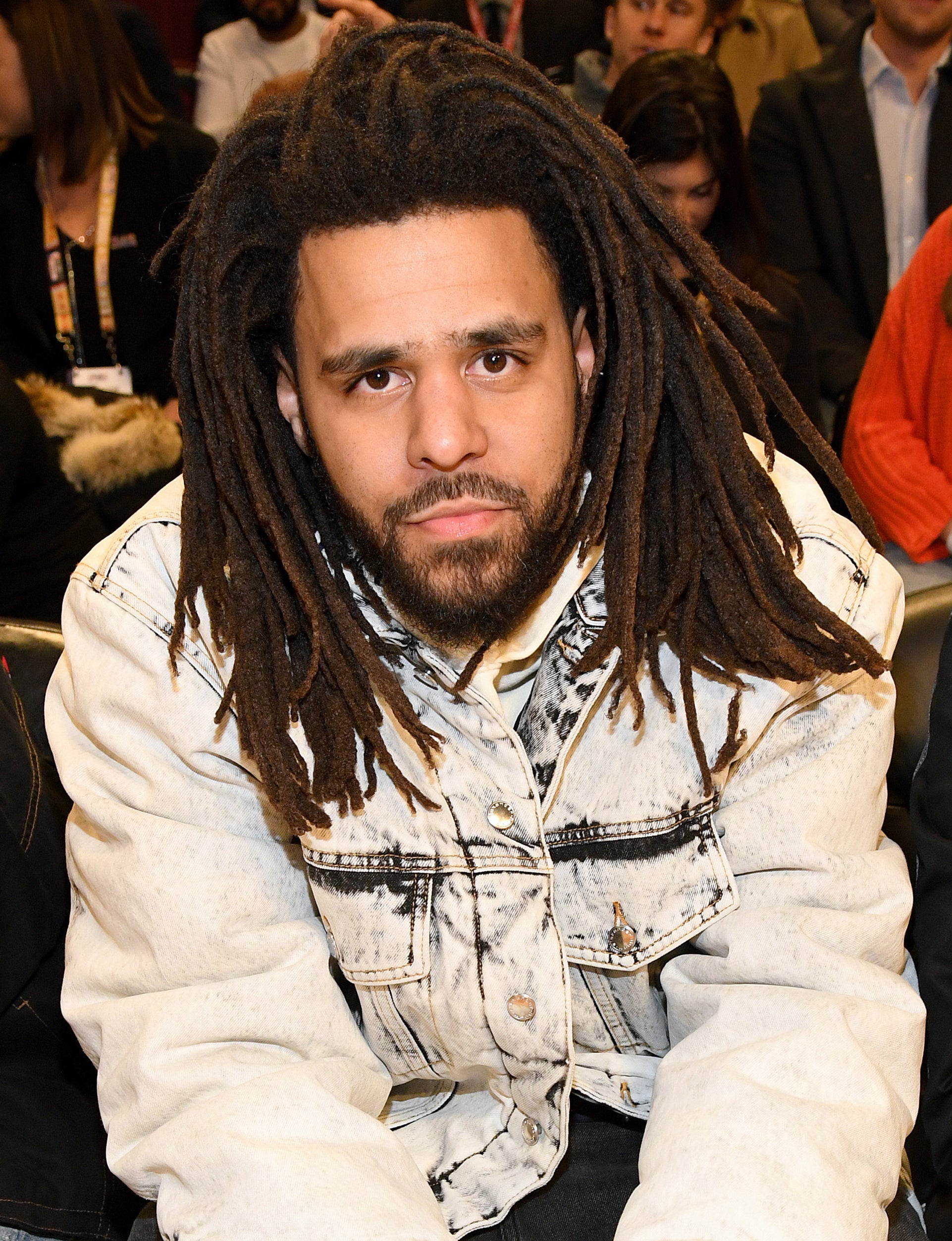 J-Cole at the 69th NBA All Star Game
