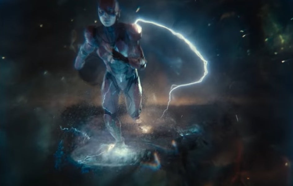 The Flash running back in time in &quot;Zack Snyder&#x27;s Justice League&quot;