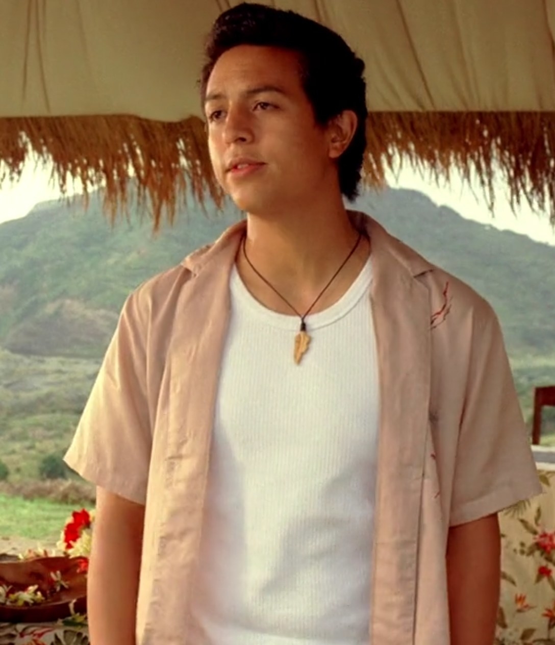 Brandon Baker as character Johnny Kapahala talks to his grandfather in the 2007 Disney Channel Original Movie, &quot;Johnny Kapahala: Back on Board&quot;