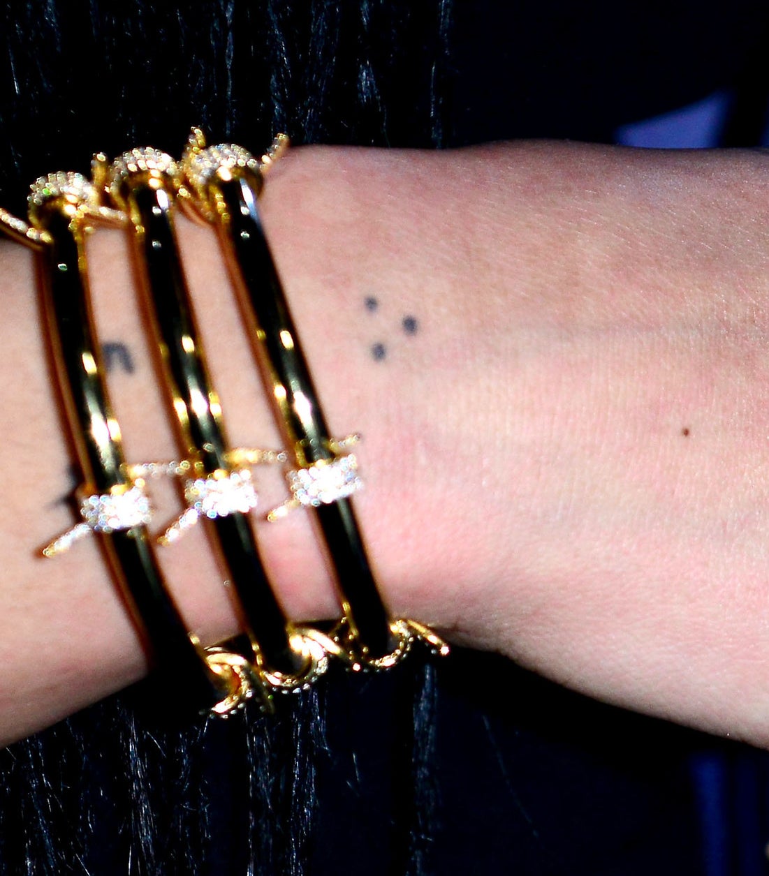 Zoe&#x27;s tattoo on her wrist