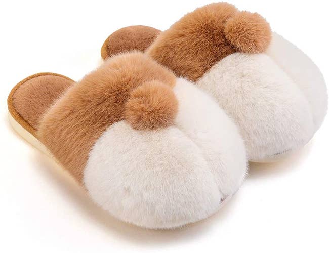 corgi butt slippers