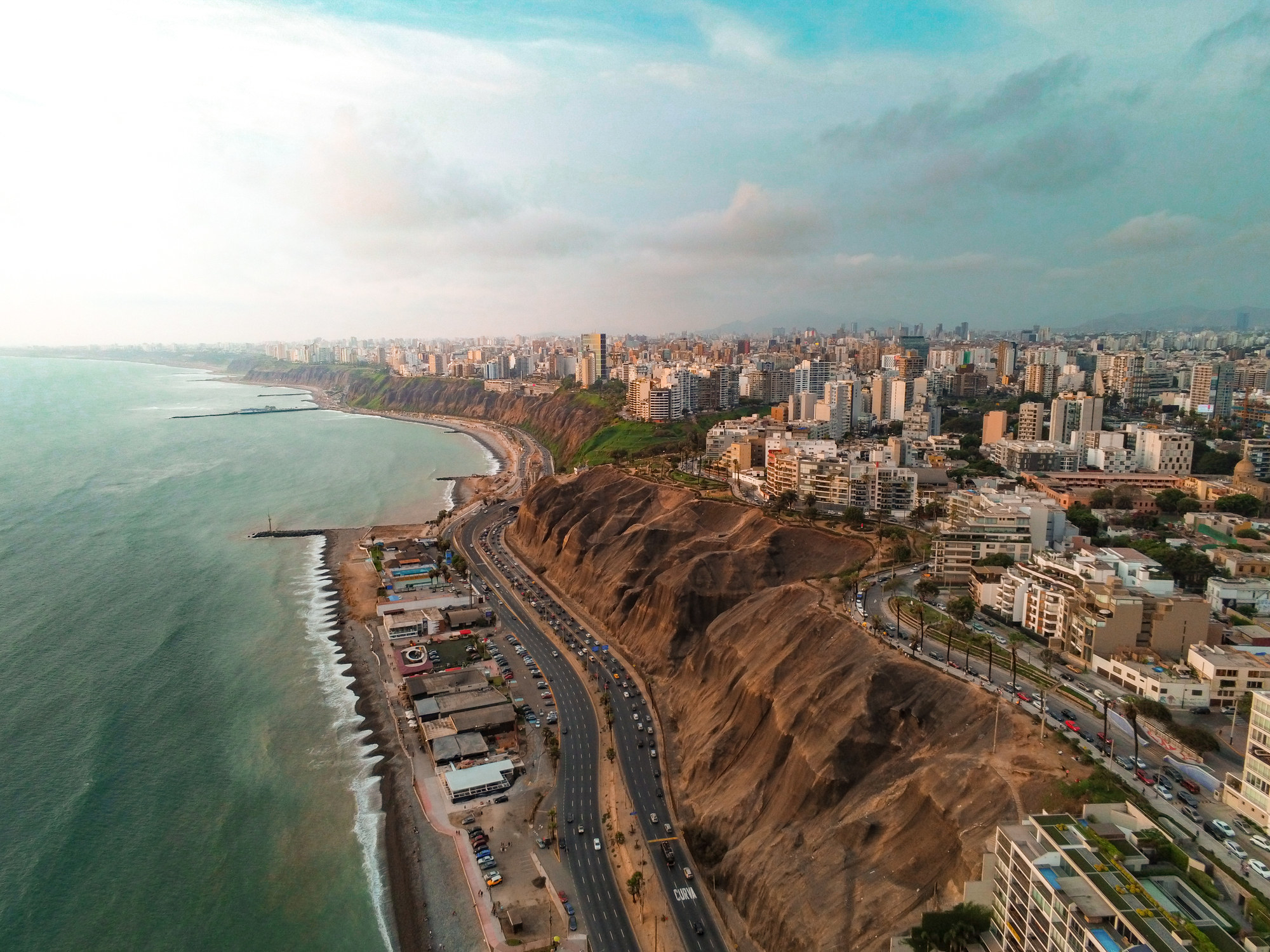 Lima, Peru coastline