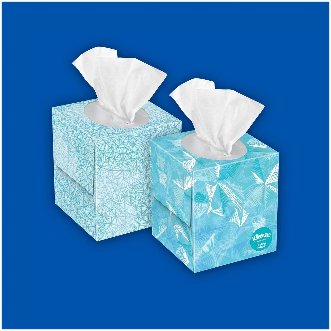 The Kleenex cooling lotion facial tissues