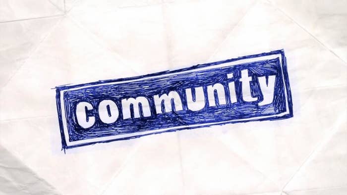 Title card for Community