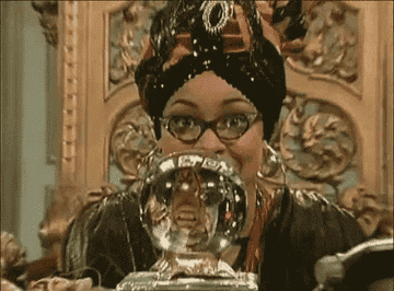 Raven dressed as a psychic with a crystal ball on That&#x27;s So Raven