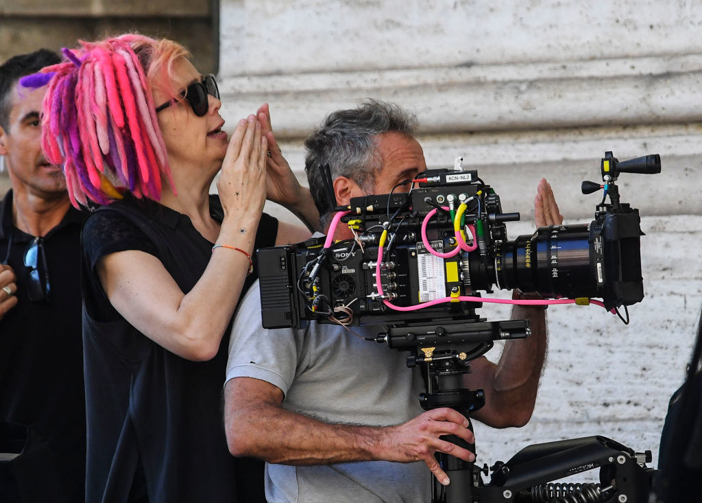 Lana Wachowski directing on the set of Sense8