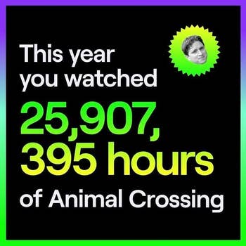 a graphic about watching animal crossing