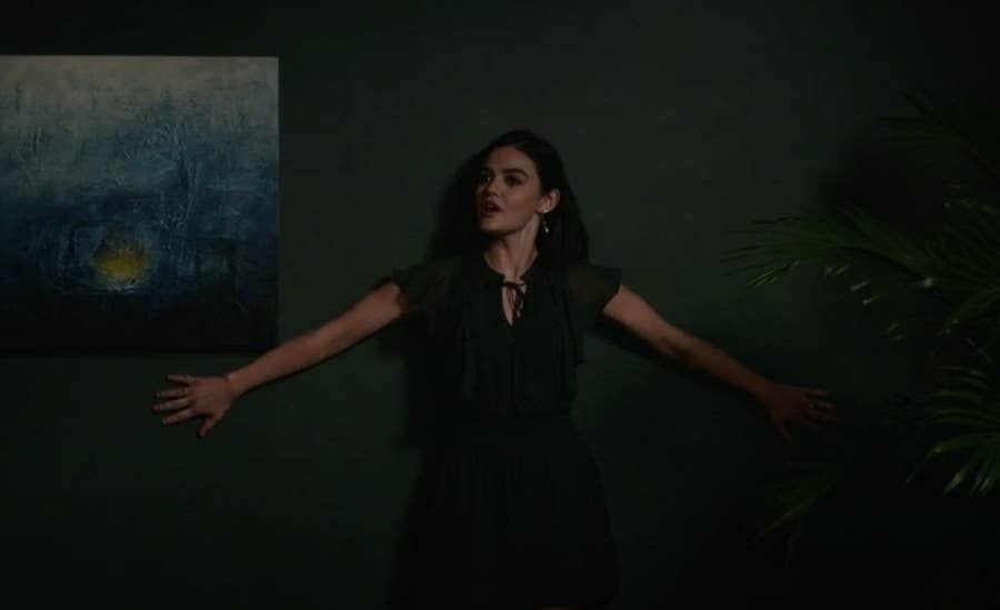the hating game green dress wardrobe appreciation Lucy Hutton The Hating Game (2021) @hatinggamemovie on Tumblr