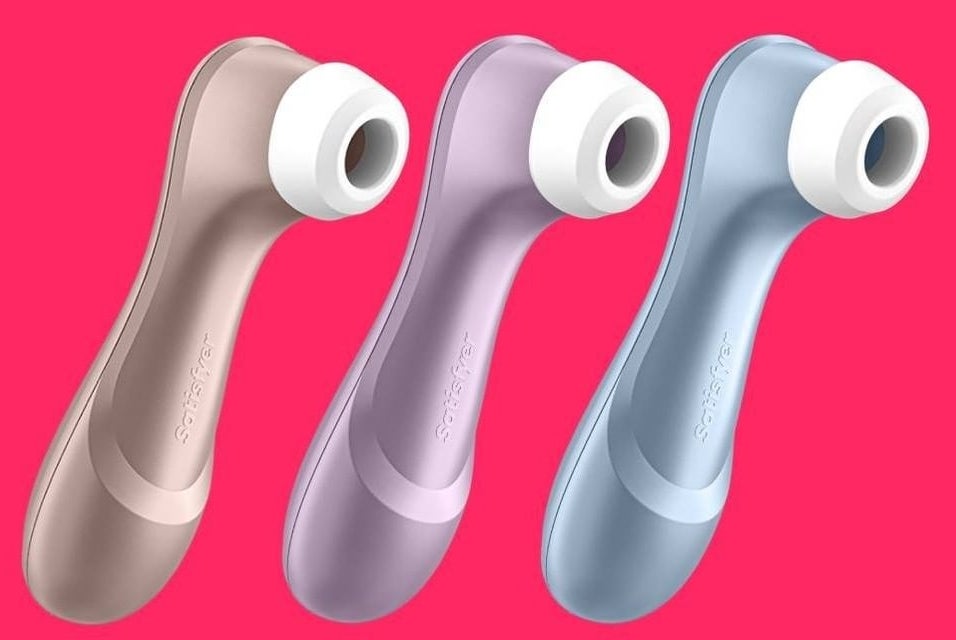 Rose gold, purple and blue Satisfyer Pro 2