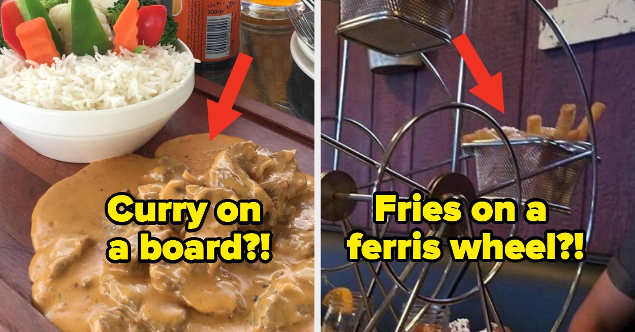 23 Restaurants That Don't Use Plates