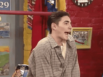 Josh Server turning in a funny way