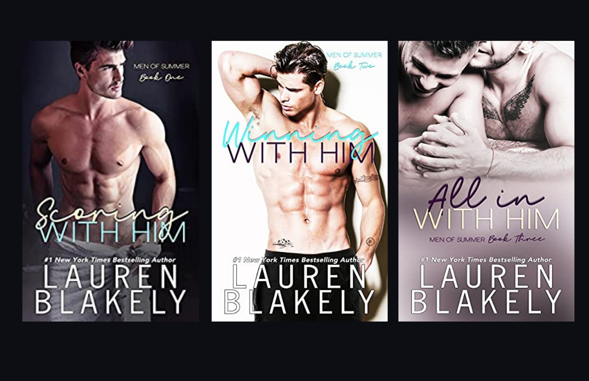 Men of Summer Series by Lauren Blakely book cover