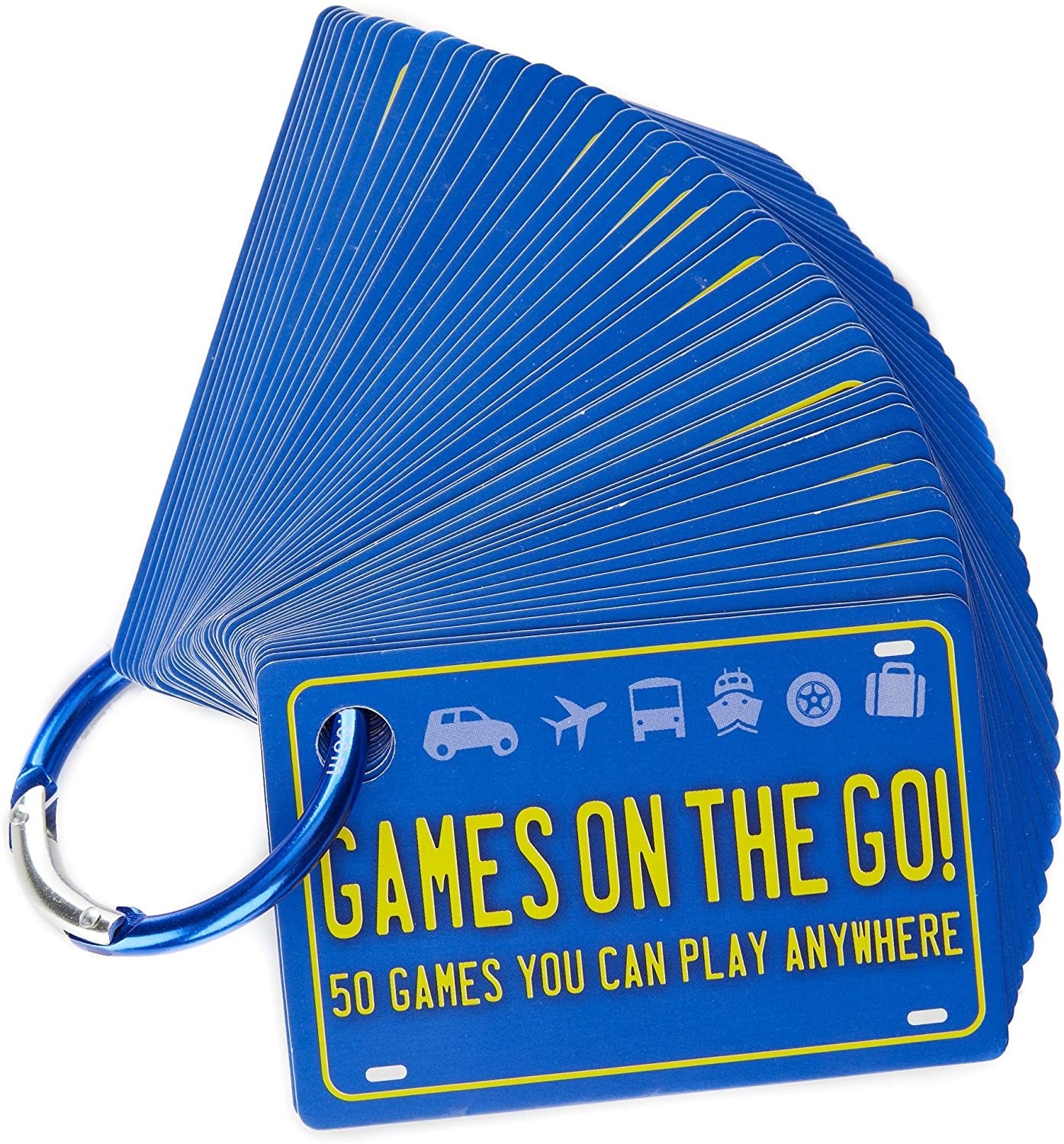 Games on the Go! attached to a keyring