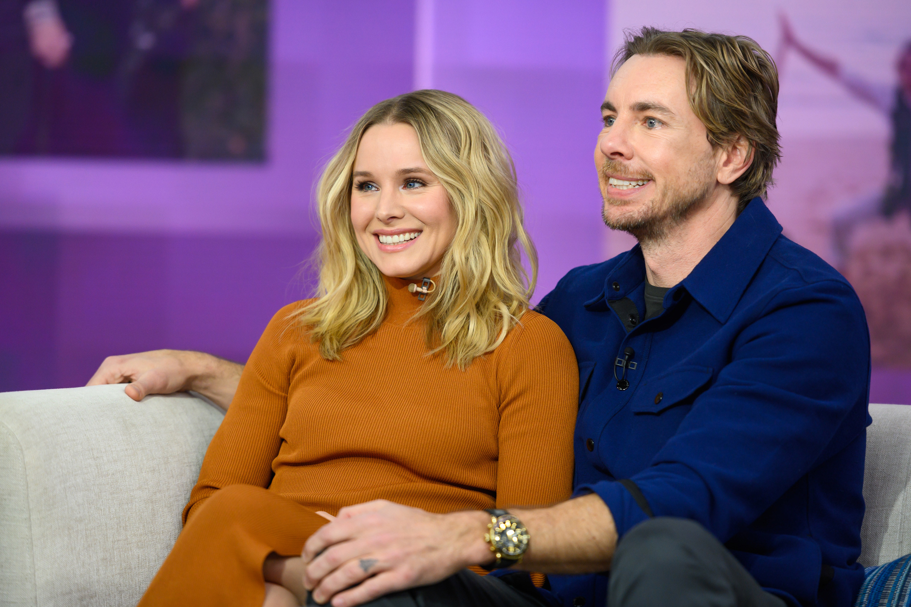 Kristen Bell and Dax Shepard on NBC show