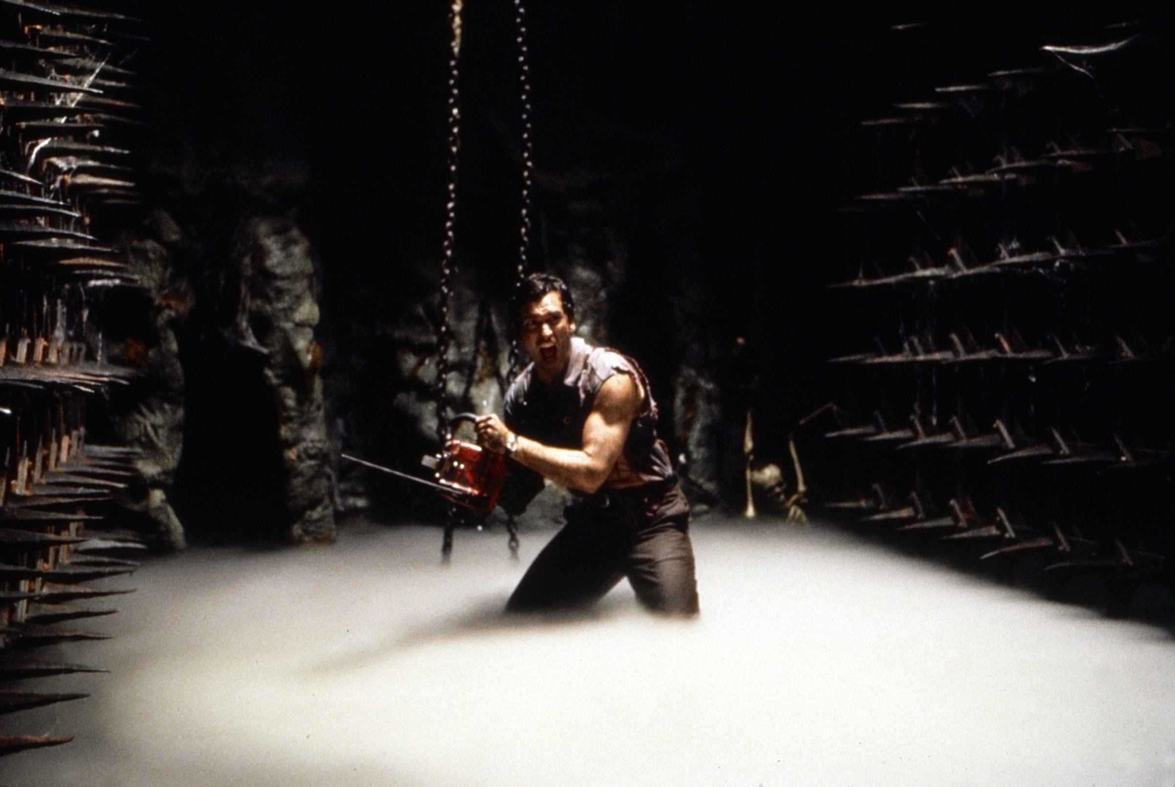 Ash in a torture pit