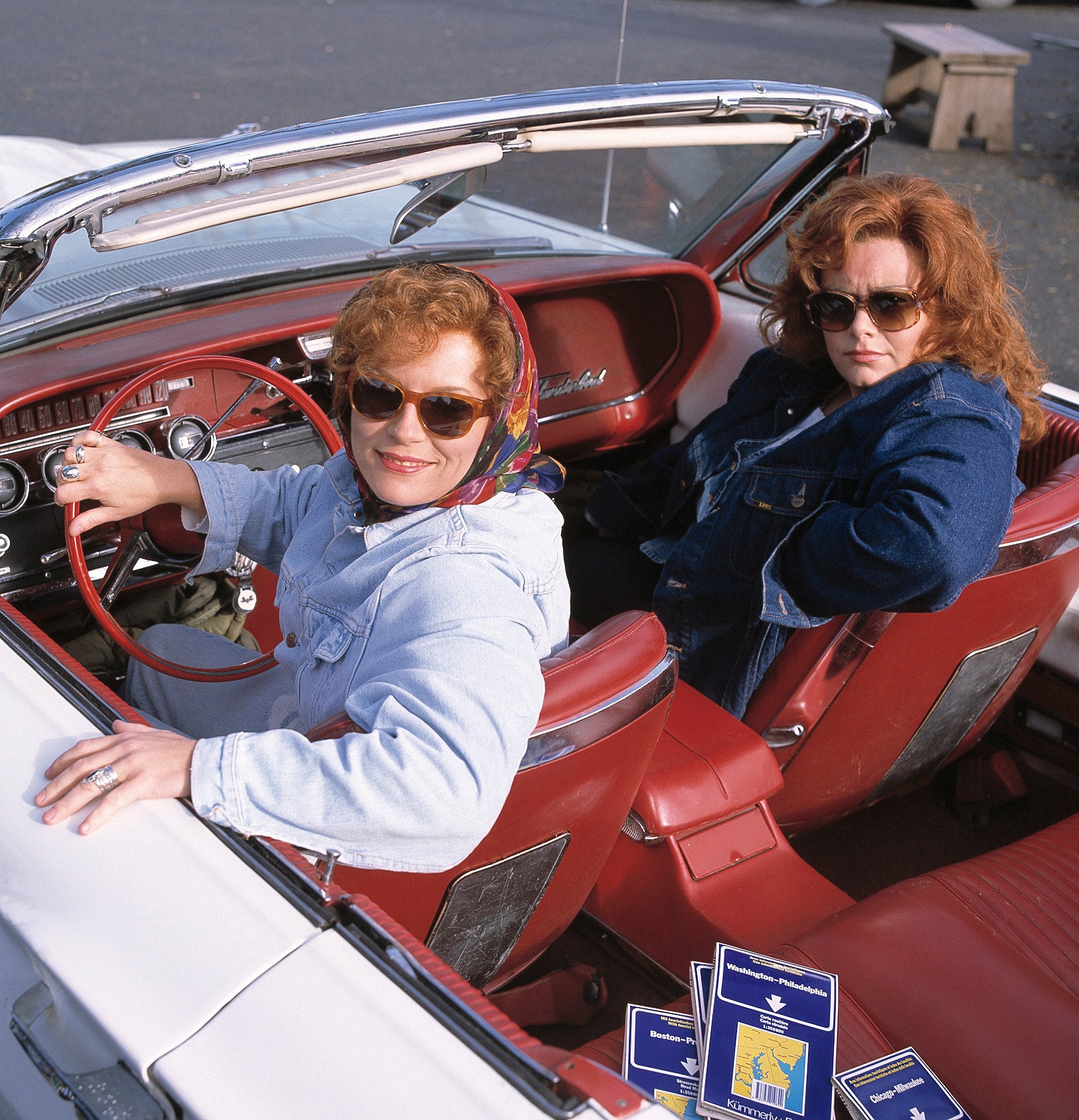 Thelma and Louise in their car
