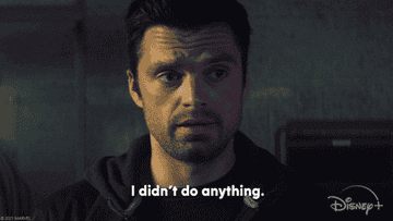Character saying &quot;I didn&#x27;t do anything&quot;