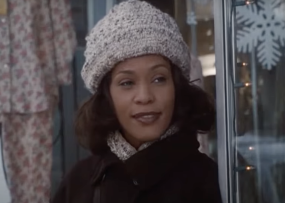 Whitney Houston in the movie, shopping