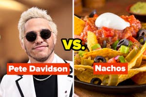Pete Davidson vs. nachos