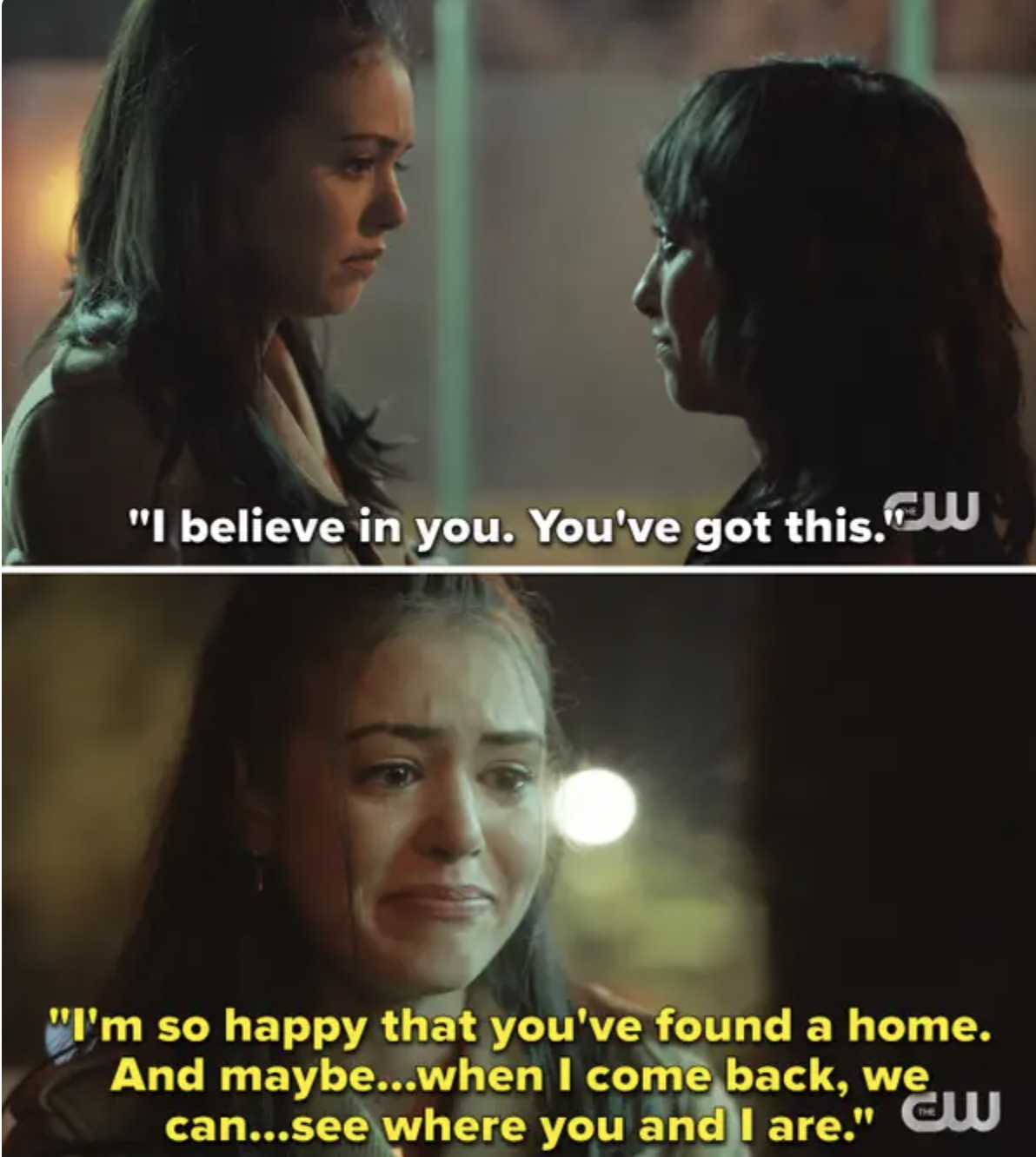 Josie says goodbye to Finch: &quot;Maybe when I come back we can see where you and I are&quot;
