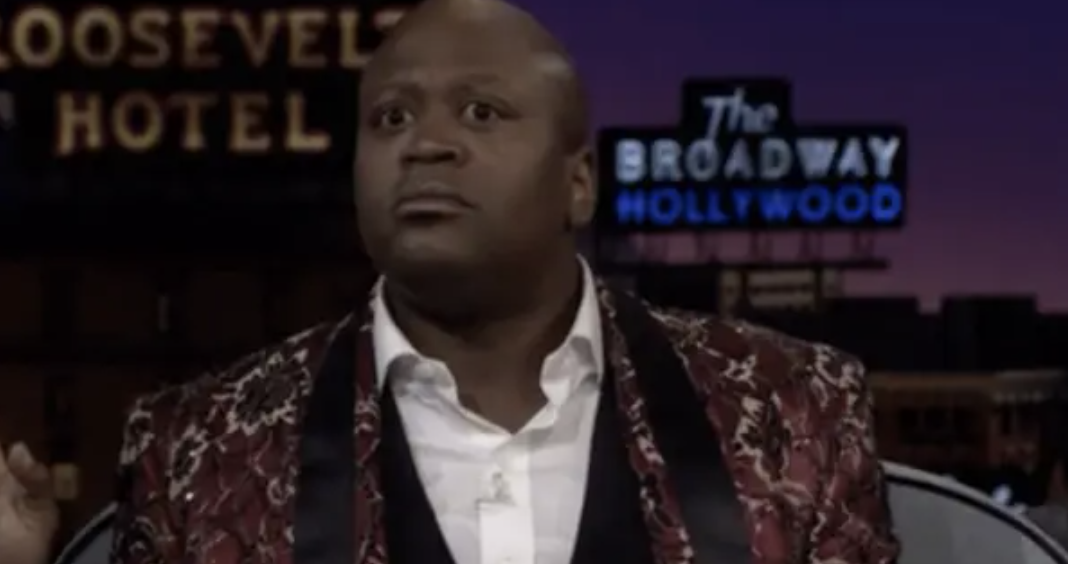 Titus Burgess looking interested