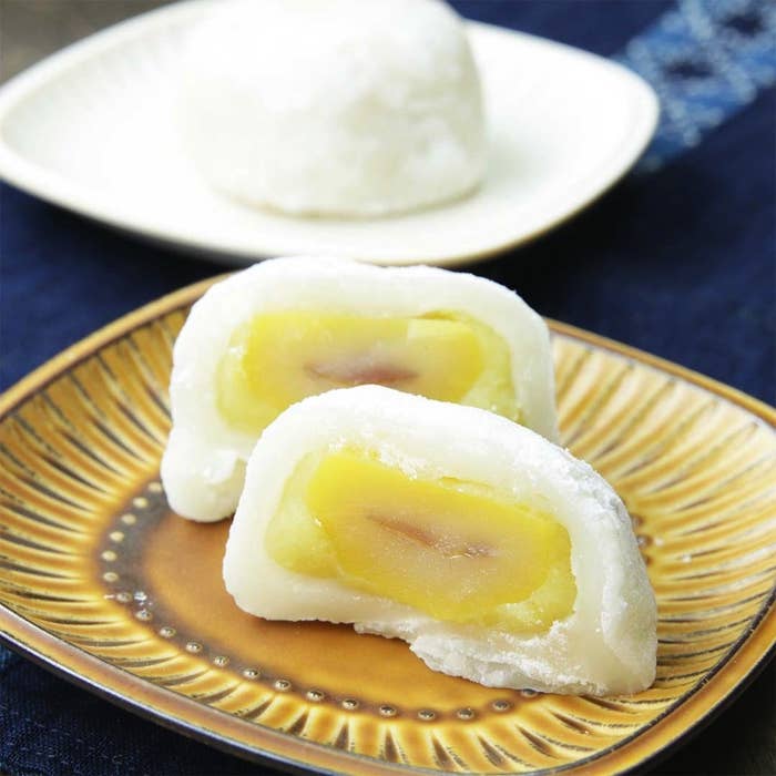 栗きんとんを美味しくリメイク 電子レンジで簡単に作れる栗きんとん大福 栗きんとんを美味しくリメイク 電子レンジで簡単に作れる栗きんとん大福