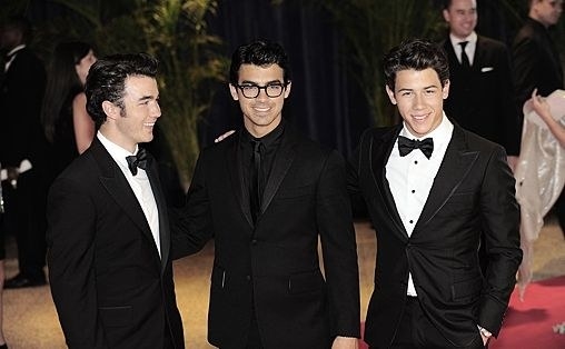 The Jonas Brothers at a red carpet event