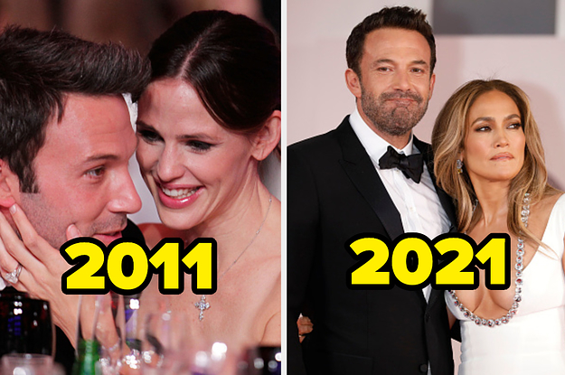 Celebrity Couples 2011 and 2021