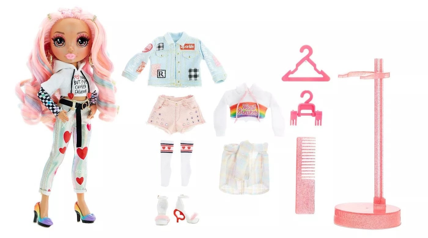 The doll and accessories