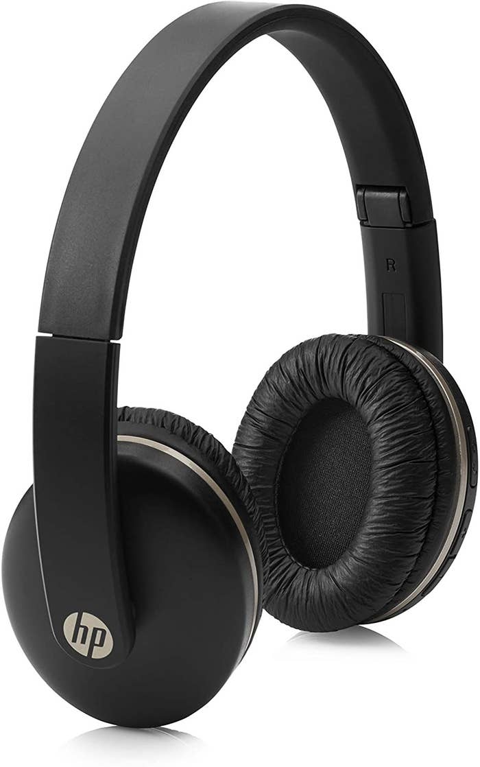 audífonos inalámbricos de diadema negros Hewlett-Packard
