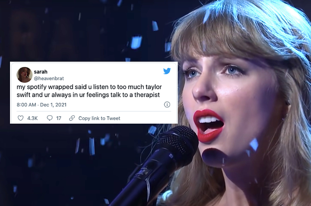 21 Jokes For Everyone Whose Most-Played Artist Of 2021 Was Taylor Swift thumbnail