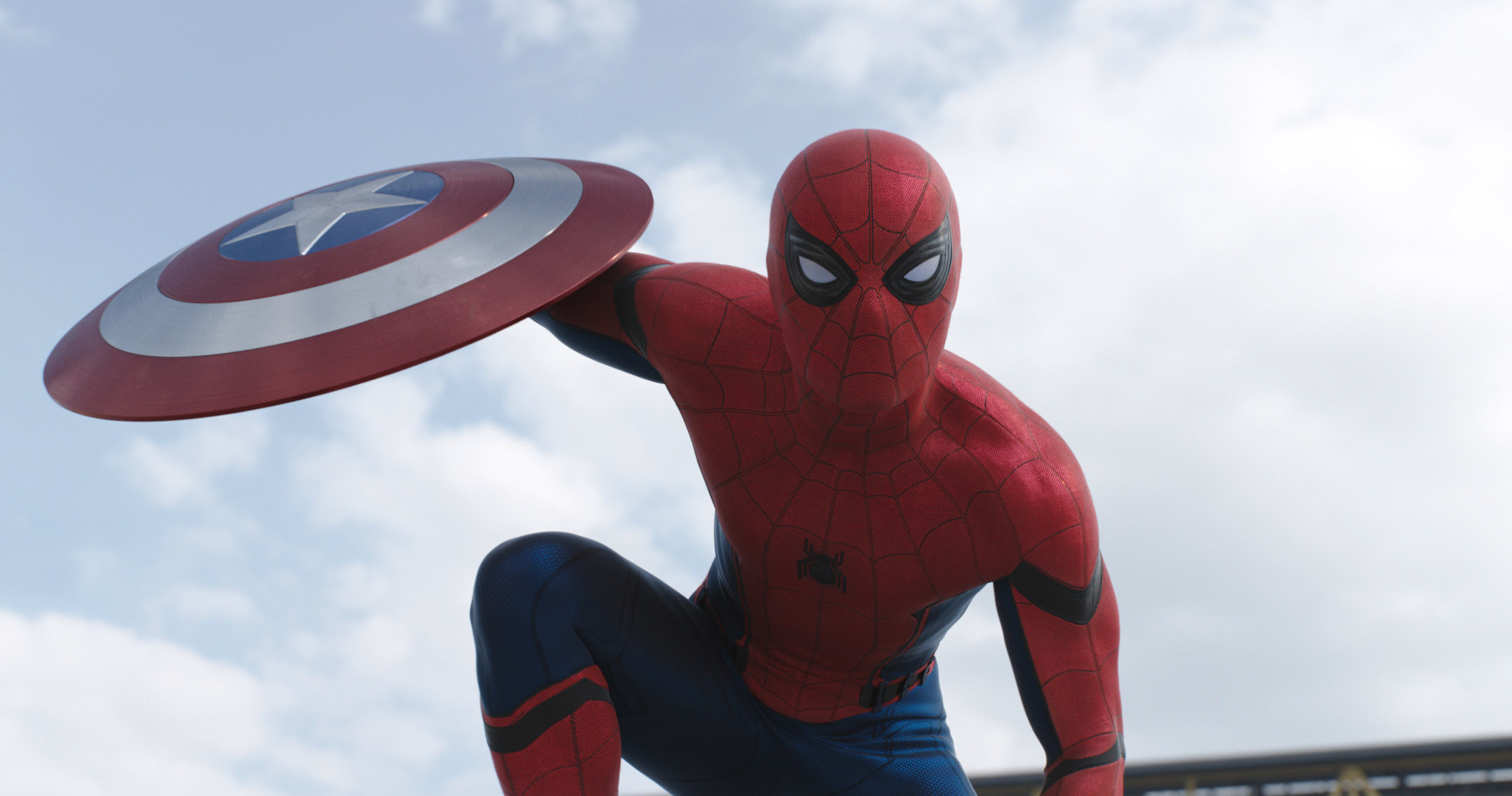 Tom as Spider-Man in Captain America: Civil War