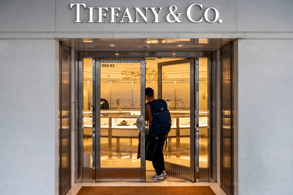 a Tiffany and Co storefront