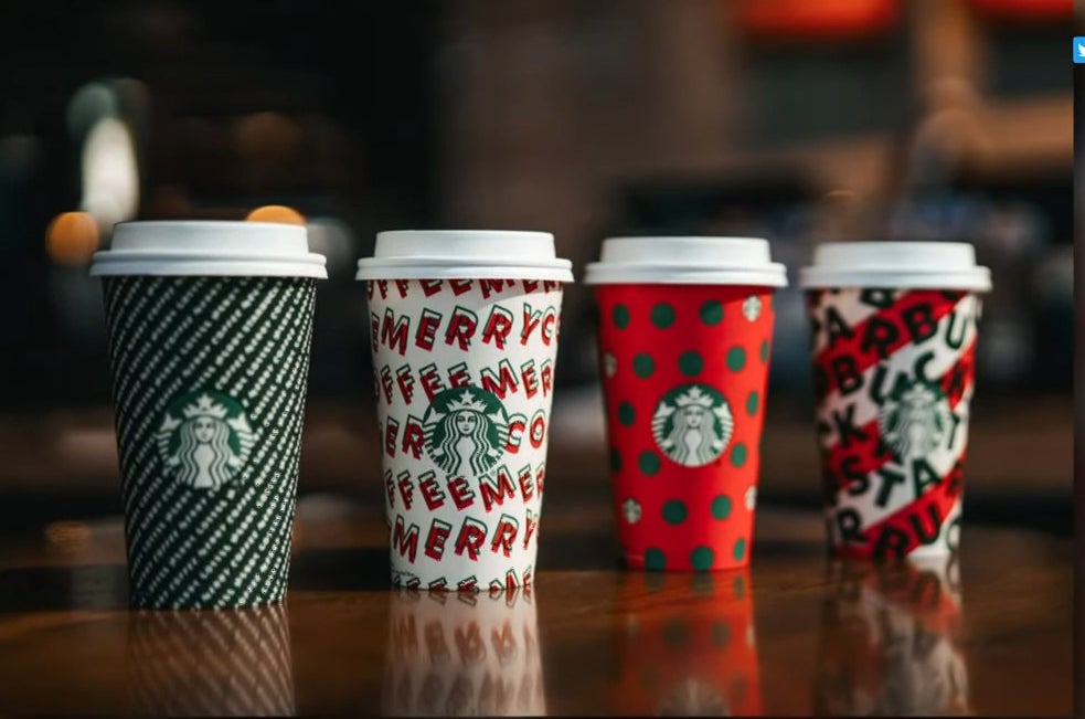 Photo of the 2019 Starbucks holiday cup