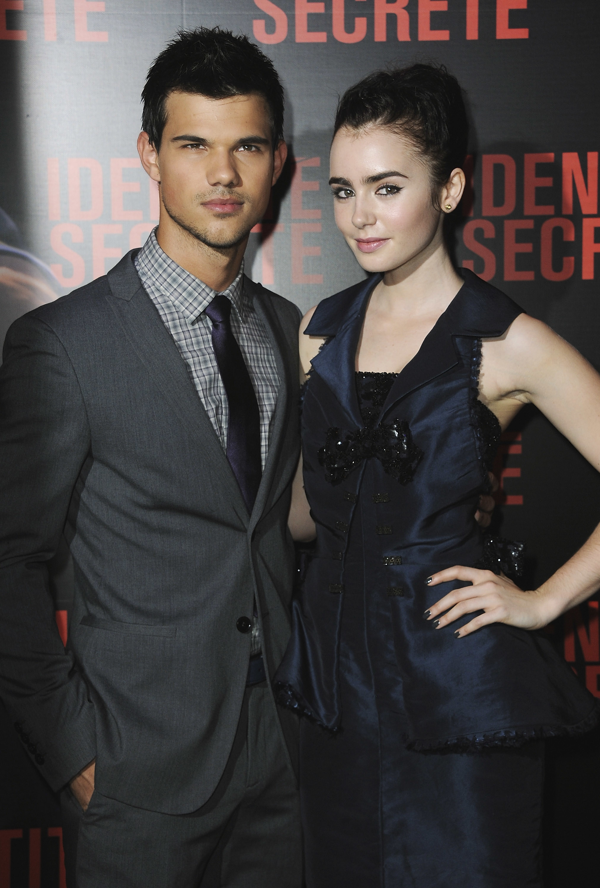 Taylor Lautner and Lily Collins