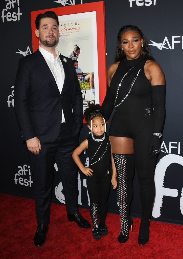 Alexis, Serena, and their daughter