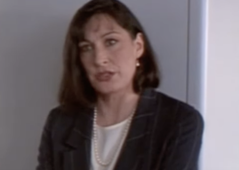 Anjelica in "The Crossing Guard"