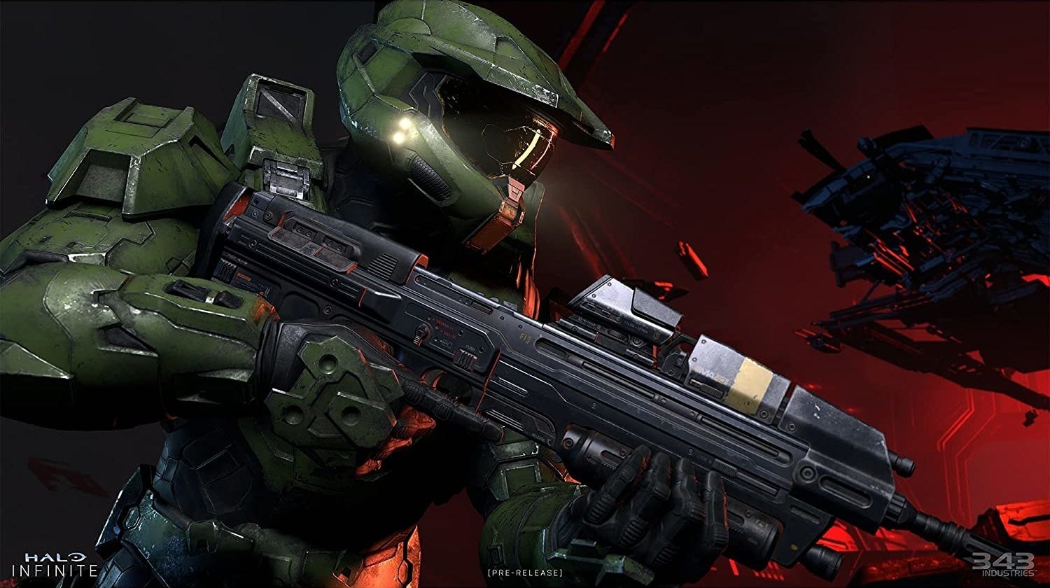 Master Chief charges into battle
