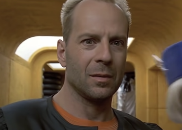 Bruce in "The Fifth Element"