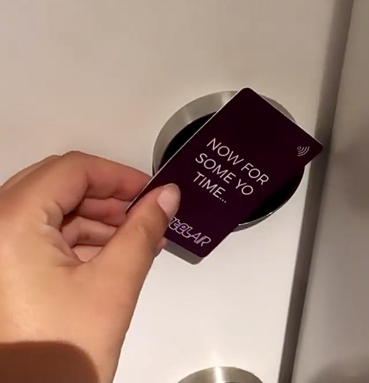 Key card to the Yotel Air