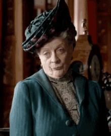 Maggie Smith in Downtown Abbey