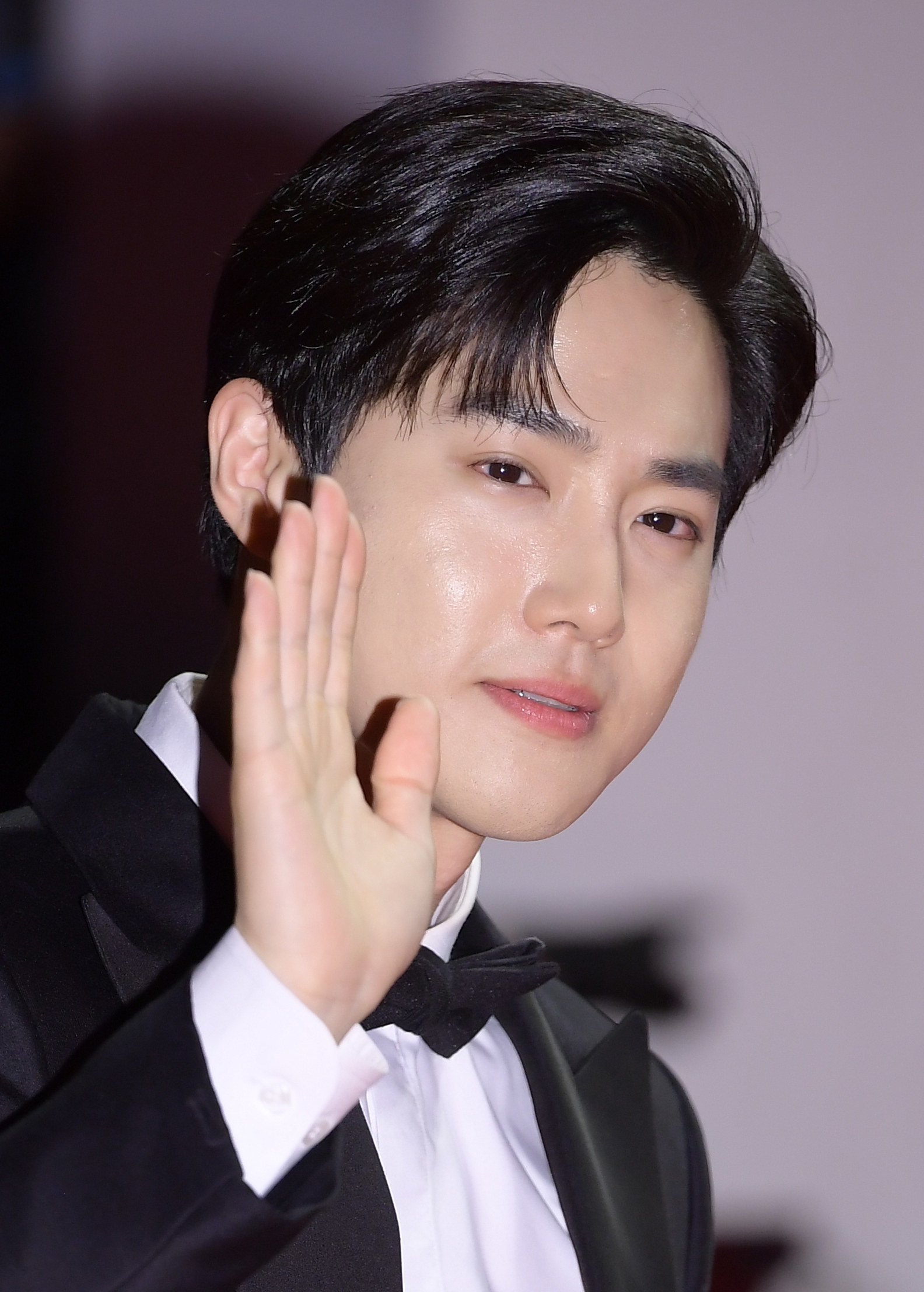 Suho of EXO attends an event