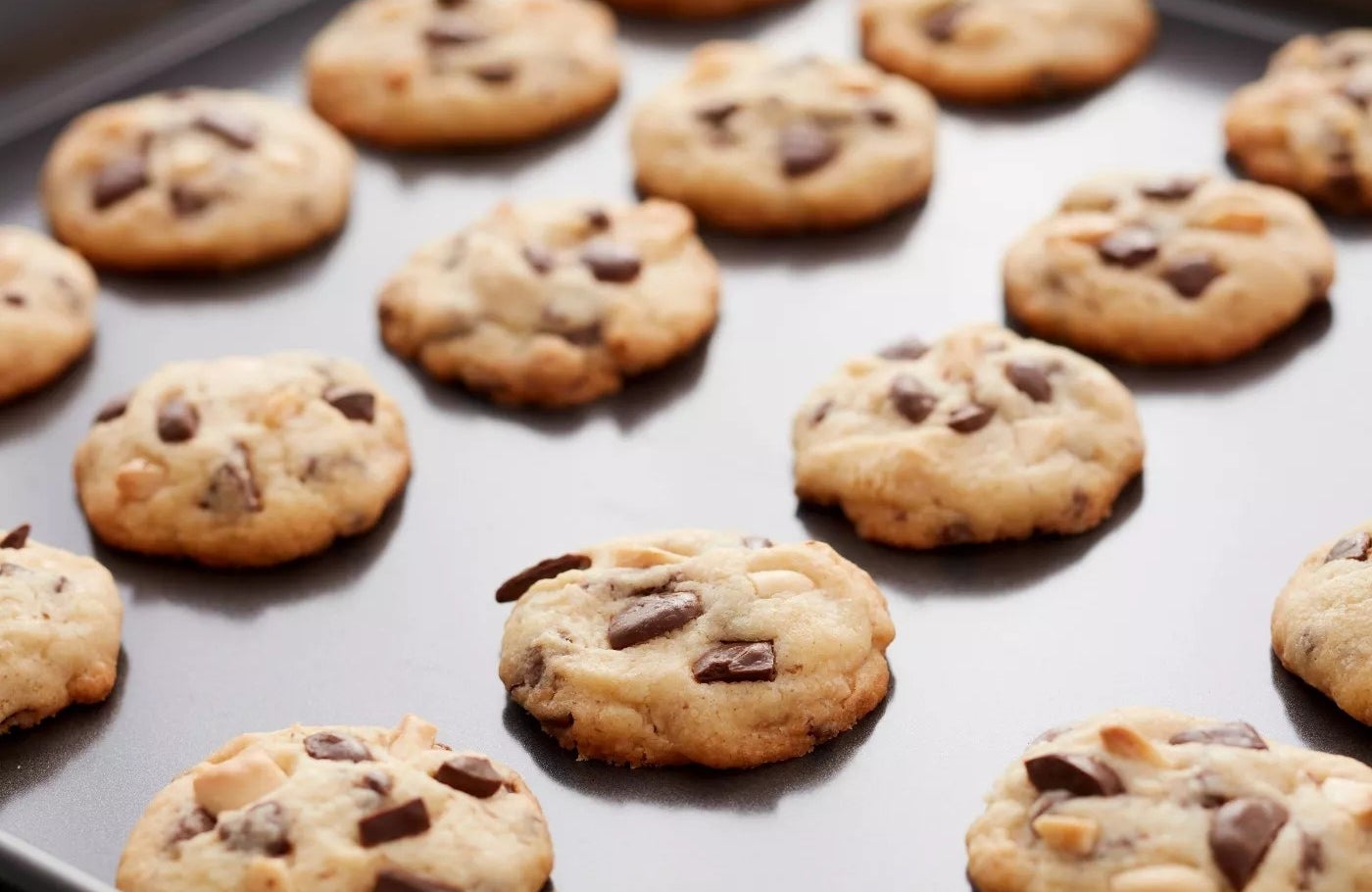 Cookies on the baking pan