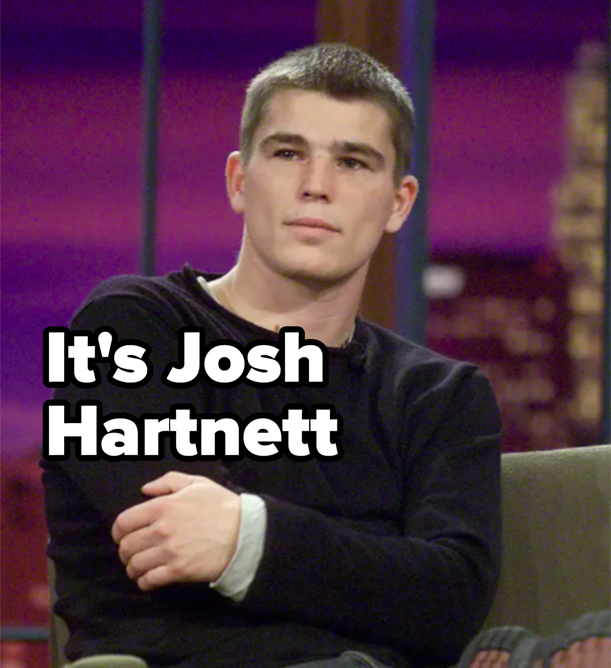 Josh Hartnett on the tonight show