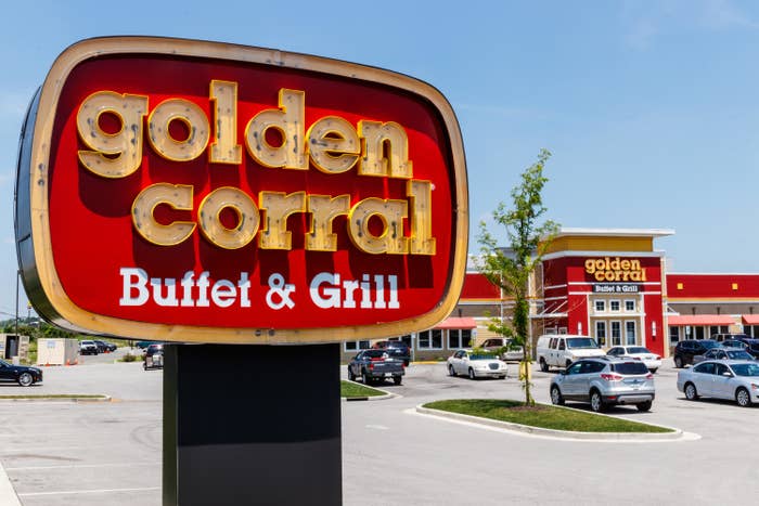 Picture of a standard Golden Corral restaurant