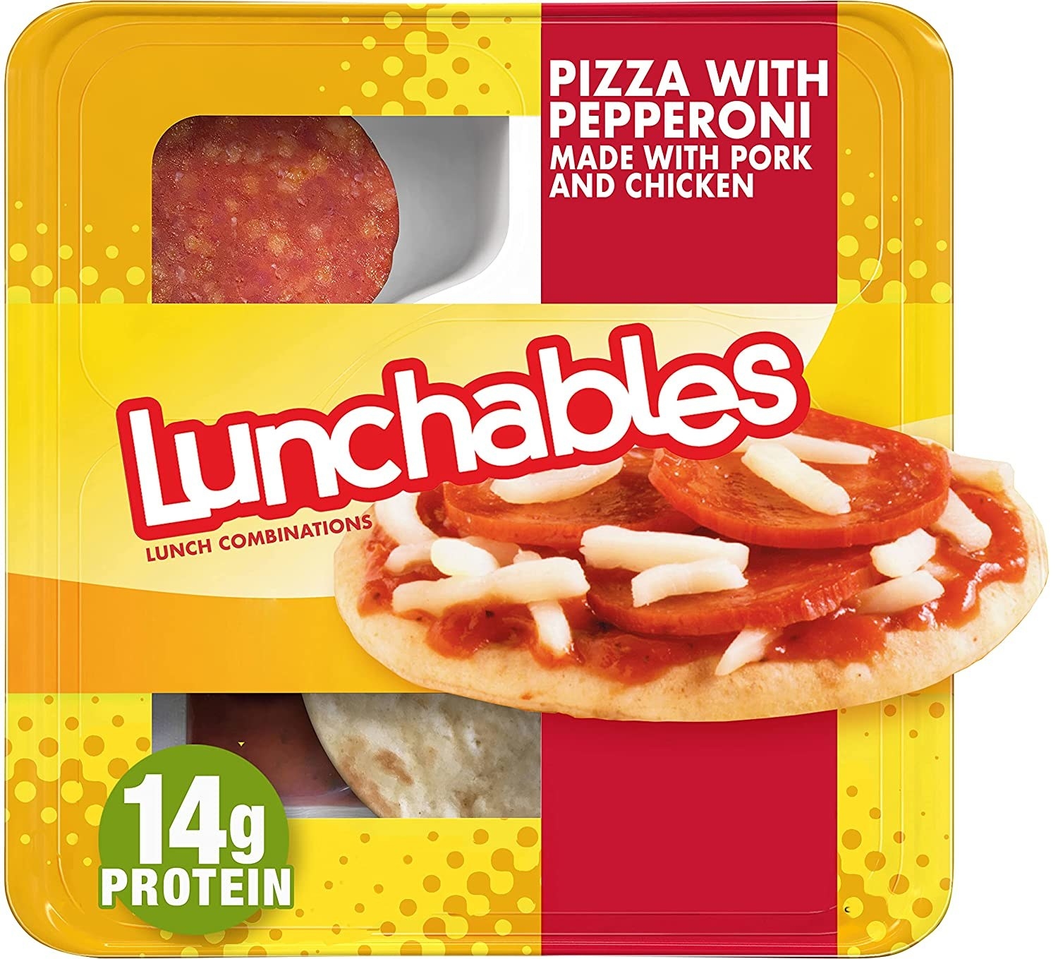 Pepperoni pizza Lunchables.